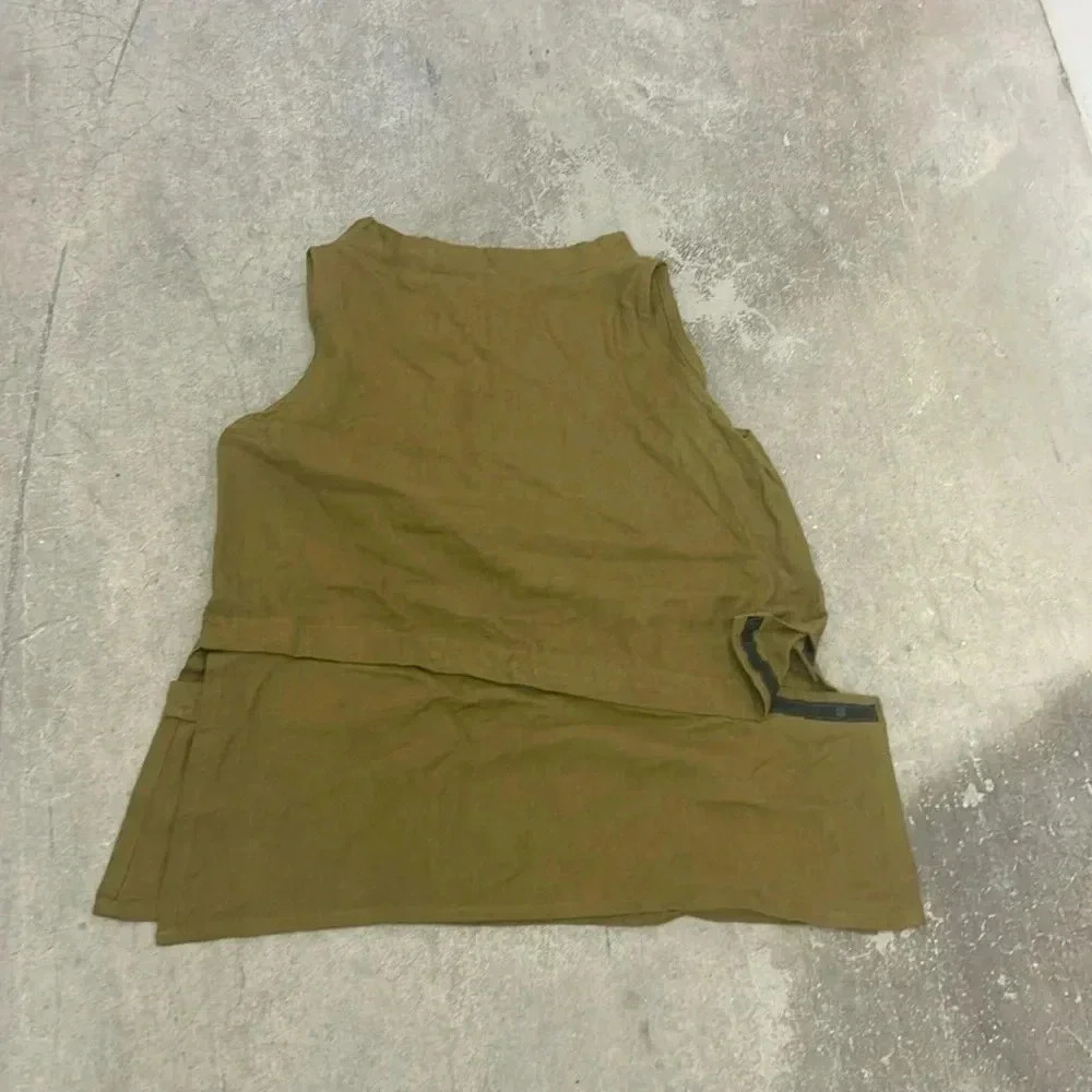 Kaliyana linen blend lagenlook artwear tunic  with removable‎ bottom